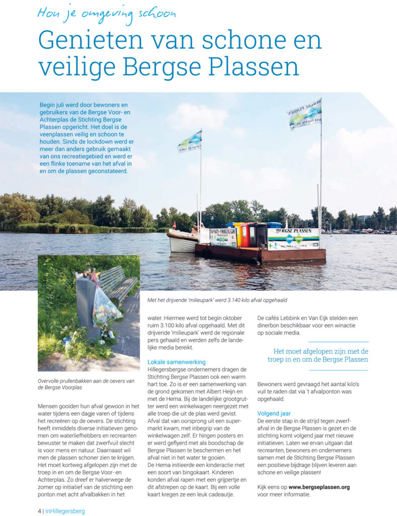 Geniet van Schone & Veilige Bergse Plassen